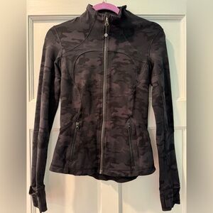Lululemon Define Jacket - Black Camo Print